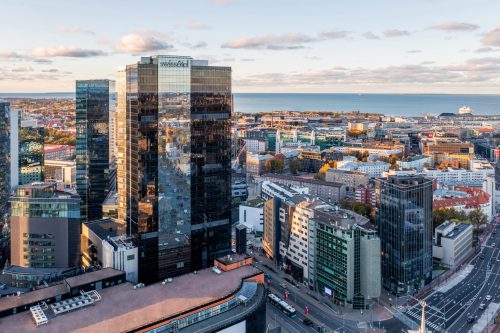 Swissotel Tallinn Drone Photo